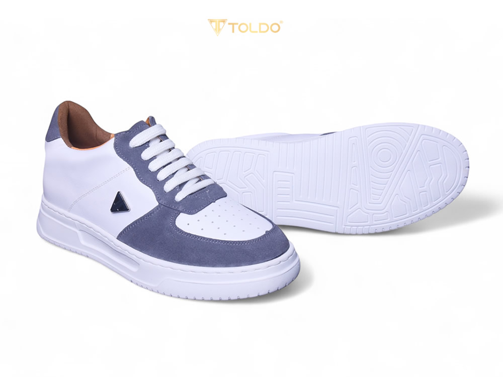 Giày cao nam 8cm siêu nhẹ da thật 14